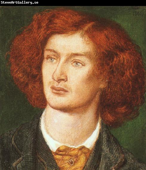 Dante Gabriel Rossetti Portrait of Algernon Swinburne